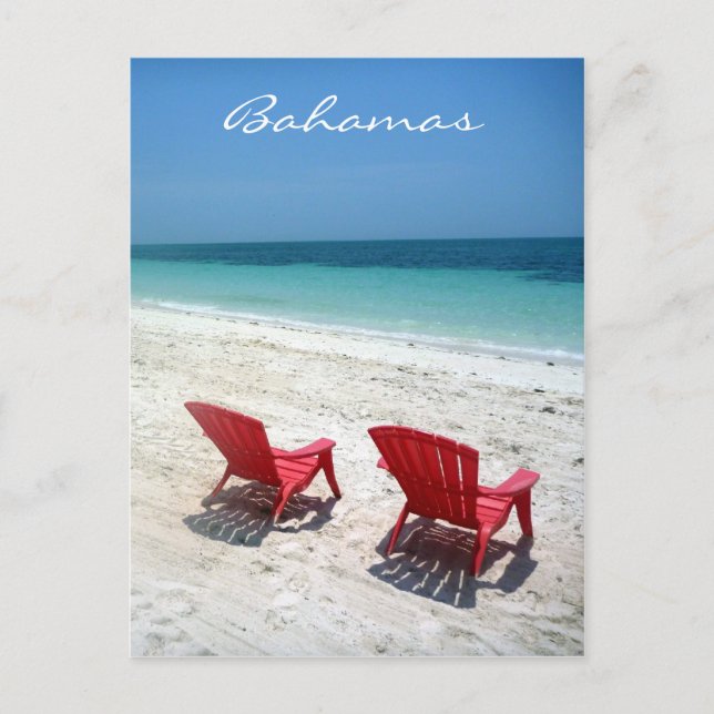 Bahama Postkarte (Vorderseite)