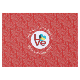 Bahaman Flag Herzerrote LIEBE Tischdecke