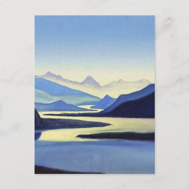 "Bahamaputra" von Nicholas Roerich Postkarte (Vorderseite)