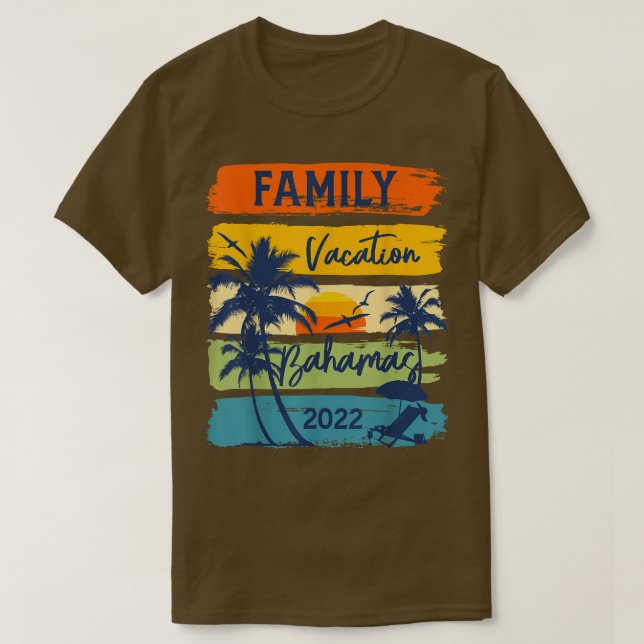 Bahamas 2022 Caribe Family Vacation Matching Group T-Shirt (Design vorne)