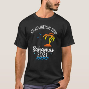Bahamas Abschluss Trip Sommerurlaub Reisematte T-Shirt