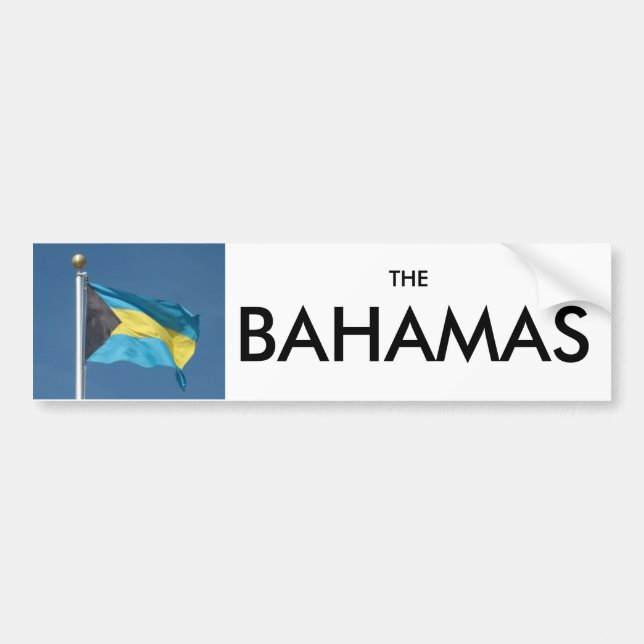 Bahamas-Autoaufkleber Autoaufkleber (Vorne)
