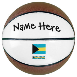 Bahamas Bahamanische Flagge Personalisiert Basketball