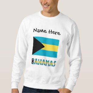 Bahamas-Bahamian-Flagge Sweatshirt