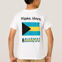 Bahamas Bahamianische Flagge Schwarz Personalisier