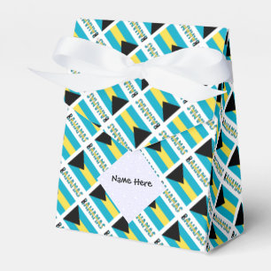 Bahamas bahamische Flagge gekachelt Personalisiert Geschenkschachtel