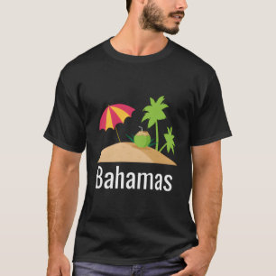 Bahamas Beach Palm Tree Familienurlaub T-Shirt