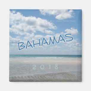 Bahamas Beach Souvenir Kühlschrankmagnet Change Ye Magnet