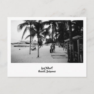 Bahamas Beach-Szene Postkarte