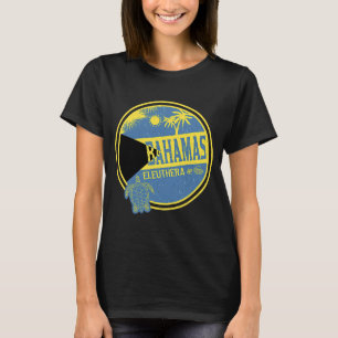 Bahamas Eleuthera Vintager Urlaub Tropi T-Shirt