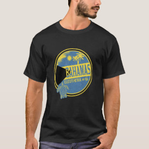 Bahamas Eleuthera Vintager Urlaub Tropi T-Shirt