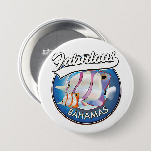Bahamas fabelhaftes Logo Button