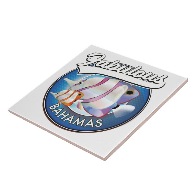 Bahamas fantastisches Logo  Fliese (Seite)
