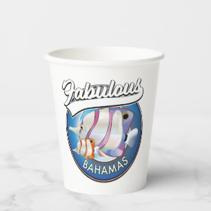 Bahamas fantastisches Logo Pappbecher