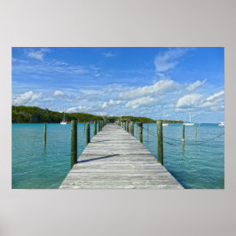 Bahamas, Fischereihafer, Große Abaco-Insel, Bahama Poster