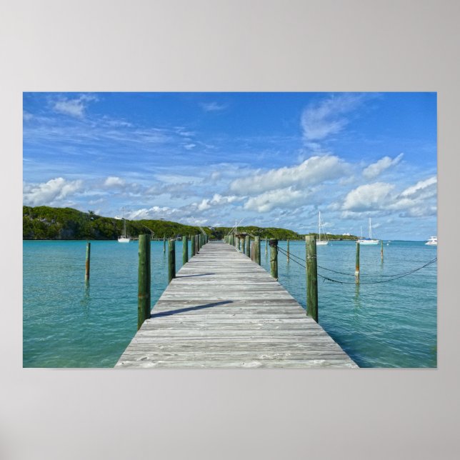 Bahamas, Fischereihafer, Große Abaco-Insel, Bahama Poster (Vorne)