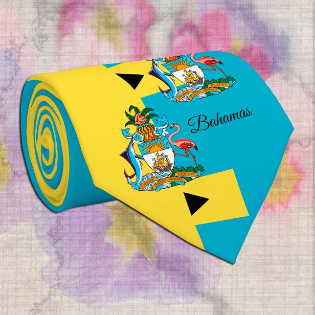 Bahamas Flag & Bahamas Business, Reise/Sport Krawatte (Von Creator hochgeladen)
