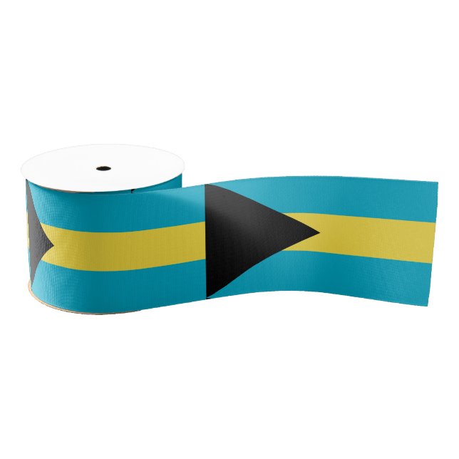 Bahamas Flag & Bahamas - Reise, Urlaub/Sport Ripsband (Spule)