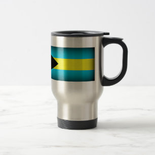 Bahamas Flag Dark Edge Reisebecher