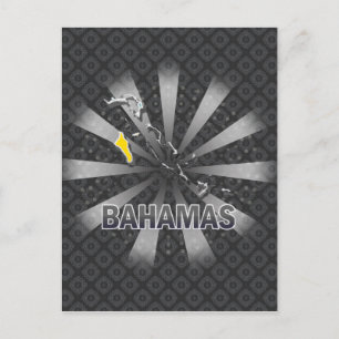 Bahamas Flag Karte 2.0