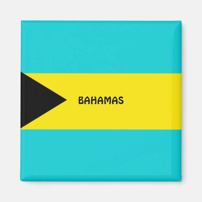 Bahamas-Flag-Kühlschrank-Magnet Magnet (Vorne)