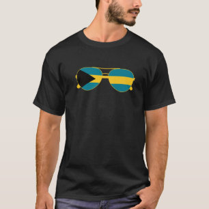 Bahamas Flag Sonnenbrille Bahamian Flag T-Shirt