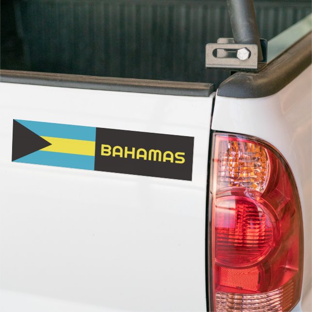 Bahamas-Flagge Autoaufkleber (Auf Lkw)