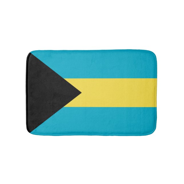 Bahamas-Flagge Badematte (Vorderseite)