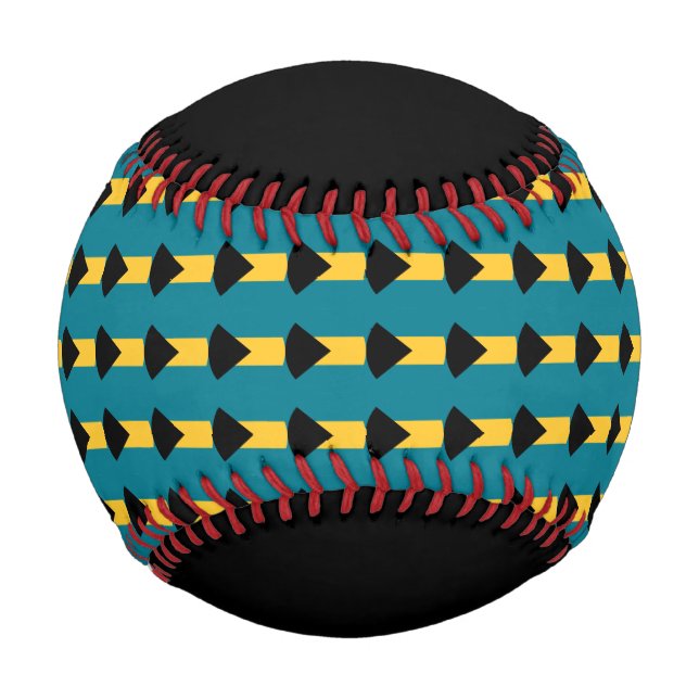 Bahamas-Flagge Baseball (Vorderseite)