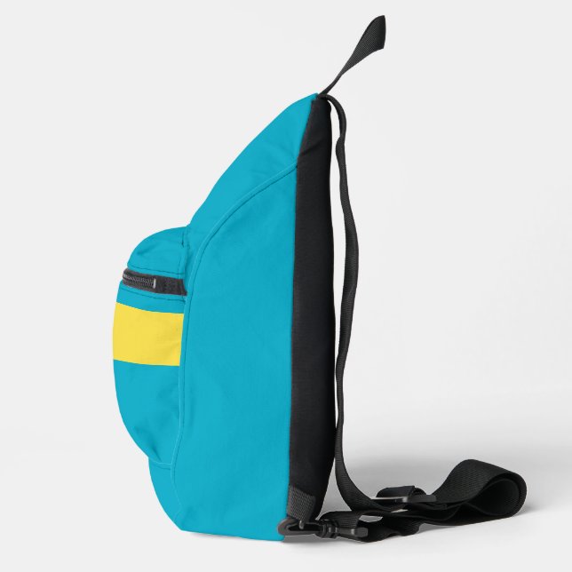 Bahamas-Flagge Crossbody Bag (Rechts)