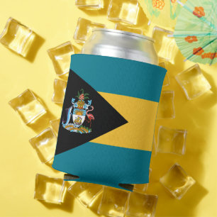 Bahamas-Flagge Dosenkühler