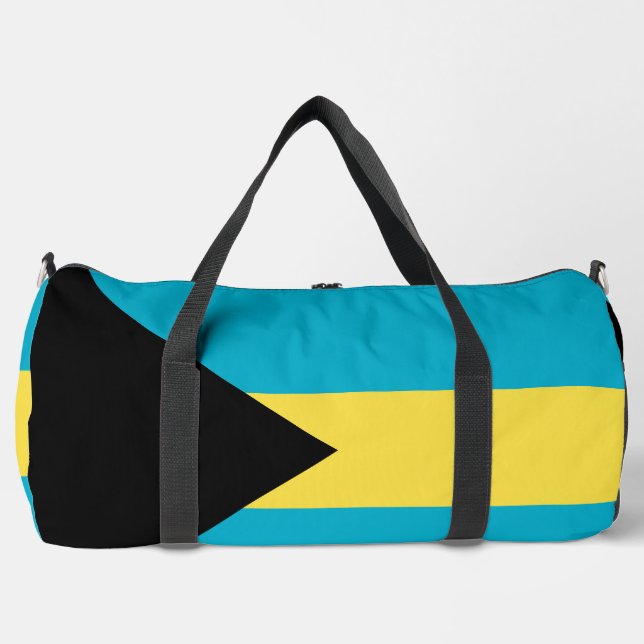 Bahamas-Flagge Duffle Bag (Vorderseite)