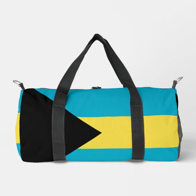 Bahamas-Flagge Duffle Bag (Vorderseite)