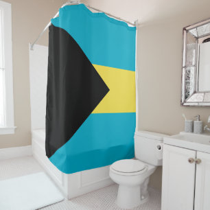 Bahamas-Flagge Duschvorhang