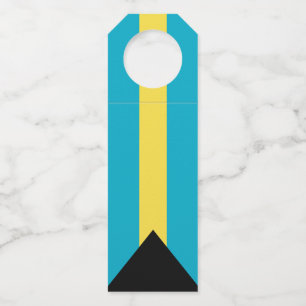 Bahamas-Flagge Flaschenanhänger
