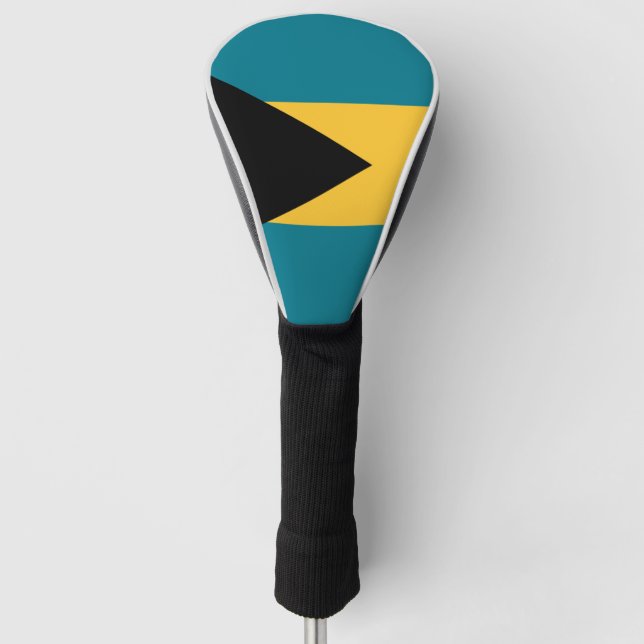 Bahamas-Flagge Golf Headcover (Vorderseite)