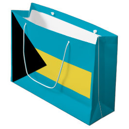 Bahamas-Flagge Große Geschenktüte