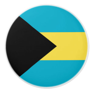 Bahamas-Flagge Keramikknauf