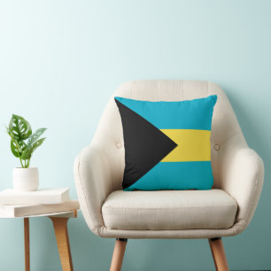 Bahamas-Flagge Kissen