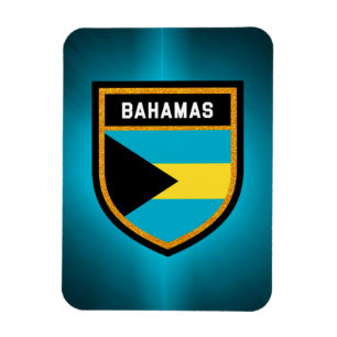 Bahamas-Flagge Magnet