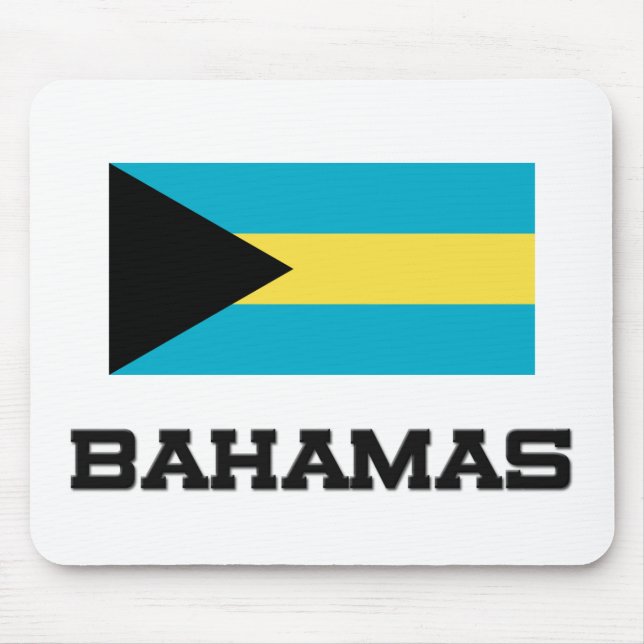 Bahamas-Flagge Mousepad (Vorne)