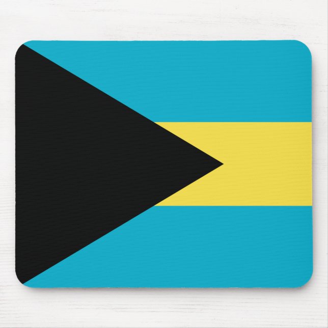 Bahamas-Flagge Mousepad (Vorne)