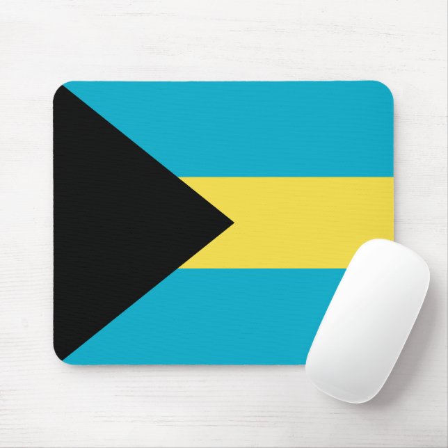 Bahamas-Flagge Mousepad (Mit Mouse)
