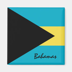 Bahamas Flagge / Nordamerika Urlaubs-/Sportfans Magnet