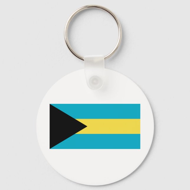 Bahamas-Flagge Schlüsselanhänger (Vorderseite)