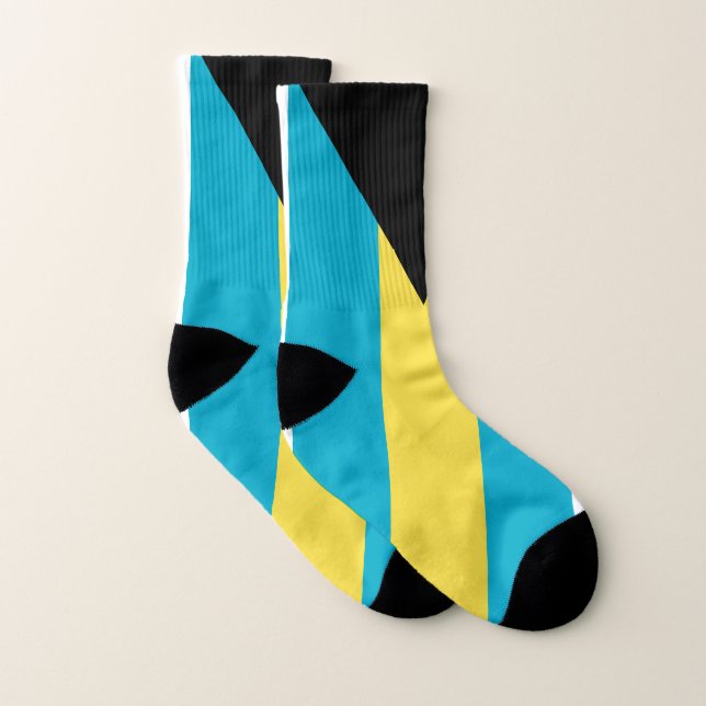 Bahamas-Flagge Socken (Paar)