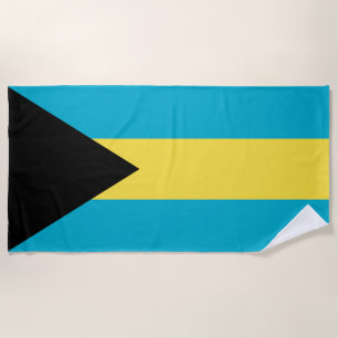 Bahamas-Flagge Strandtuch