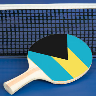 Bahamas-Flagge Tischtennis Schläger