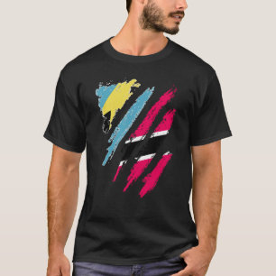 Bahamas Flagge Trinidad & Tobago Grown Patriot Cou T-Shirt