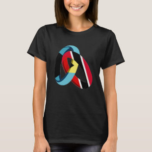 Bahamas Flagge Trinidad und Tobago Grossring Ehe W T-Shirt